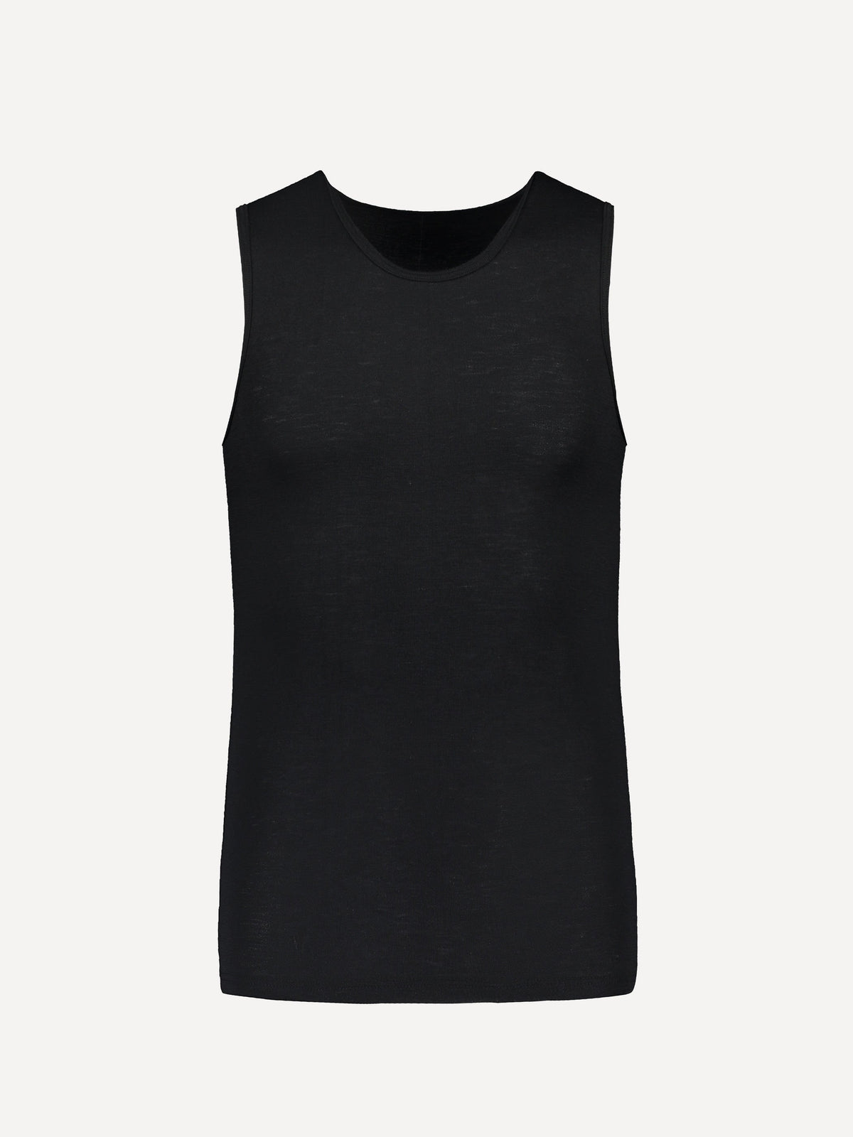 Hihaton aluspaita silkkivillaa, unisex, musta - Ruskovilla