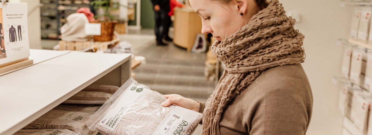Ruskovillan tehtaanmyymälä Artjärvellä